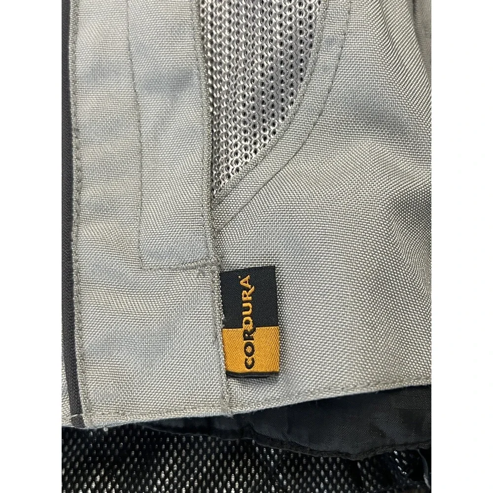 Olympia Moto Sports Jacket Motorcycle MED Cordura Reflective Silver Armored